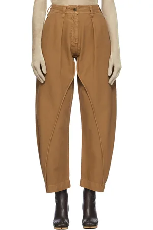 J.W.Anderson Brown Twisted Seam Trousers