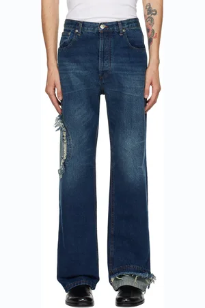 Edward Cuming Blue Circle Window Jeans