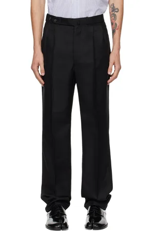 Maison Margiela Black Pleated Trousers