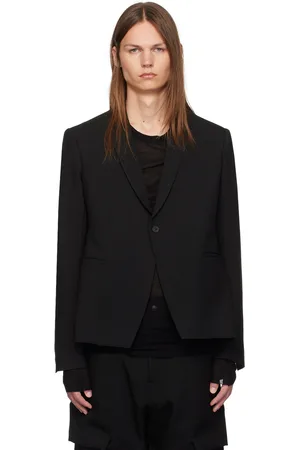 Rick Owens Black Porterville Tatlin Blazer