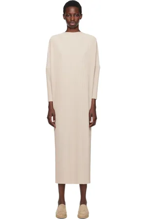 Max Mara Beige Faraone Maxi Dress