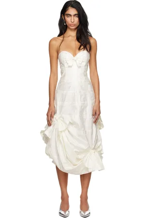 SUPER YAYA SSENSE Exclusive Beatrice Strapless Midi Dress