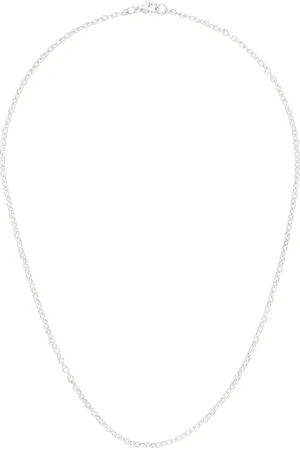Maple Silver Flat Chain Necklace