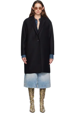 Harris Wharf London Black Oversized Coat