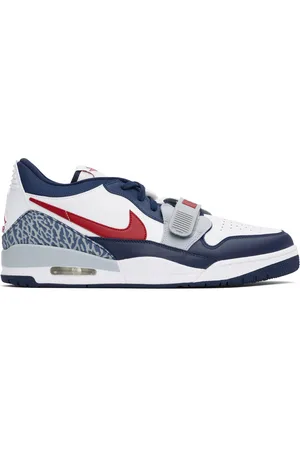 Nike White & Red Air Jordan Legacy 312 Low Sneakers