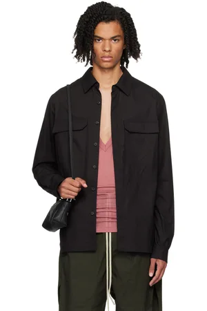 Rick Owens Black Porterville Work Shirt