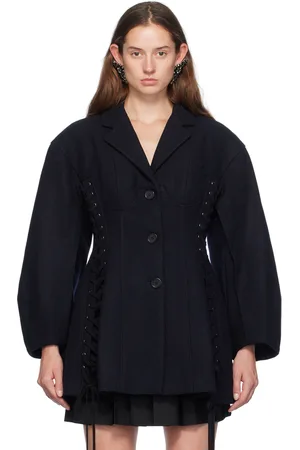 Simone Rocha Sculpted Lace-Up Corset Jacket