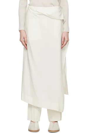 Issey Miyake White Two As One Trousers