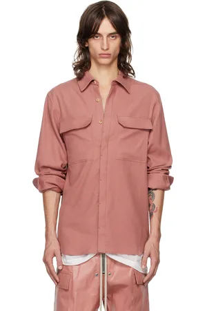 Rick Owens Pink Porterville Soft Shirt