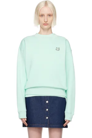 Maison Kitsuné Green Bold Fox Head Patch Sweatshirt