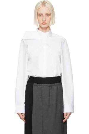 ALAINPAUL Scarf Collar Shirt