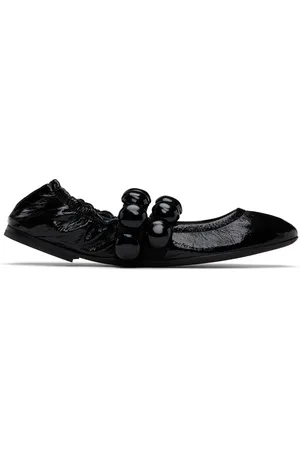 Alaïa Black Sphere Ballerina Flats