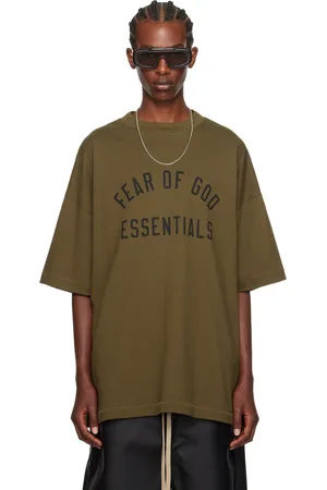 FEAR OF GOD Khaki Crewneck T-Shirt