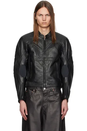 Vetements Pro Racing Leather Jacket
