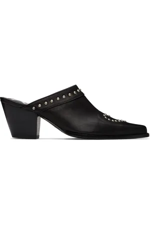 OPEN YY Heart Stud Western Mules