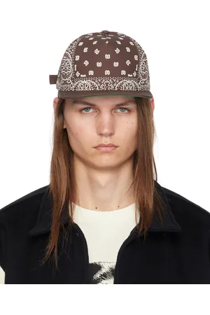 Rhude Brown Bandana Canvas Cap