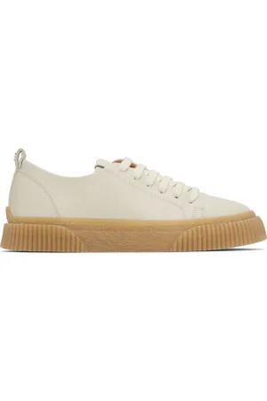Ami Off-White Lace-Up Sneakers