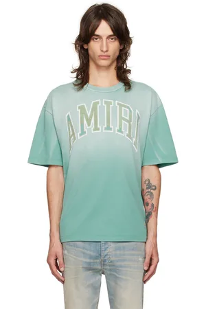 AMIRI Blue Vintage Oversized T-shirt