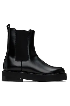 Ami Black Anatomical Toe Chelsea Boots