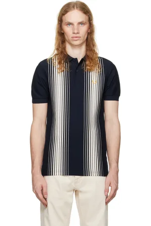 Fred Perry Navy Ombre Stripe Polo