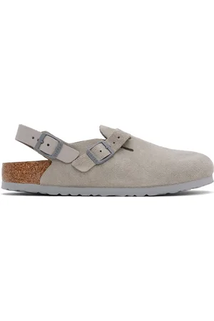 Birkenstock Gray Narrow Tokio Slip-on Loafers