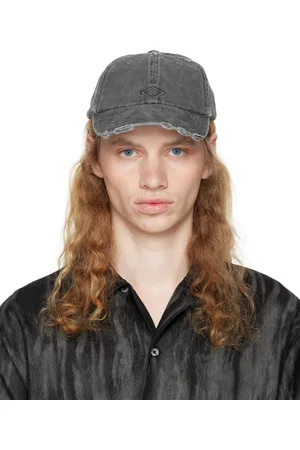 HAN Kjøbenhavn Gray Distressed Diamond Cap