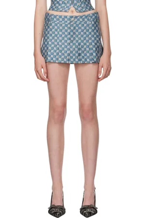 MISBHV Monogram School Miniskirt