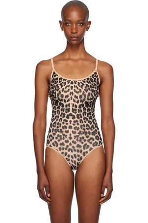 Baserange Black & Beige Emily Bodysuit
