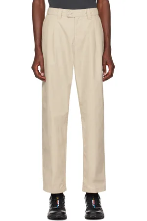 Stone Island Beige Logo Patch Trousers