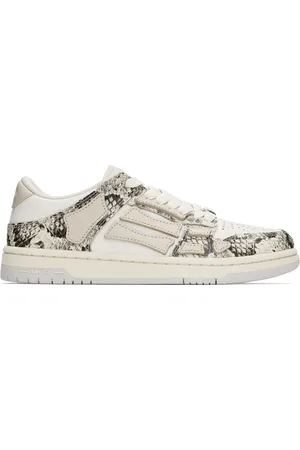 AMIRI Off-White Snake Skel-Top Low Sneakers