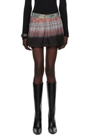 Acne Studios Multicolor Wrap Miniskirt