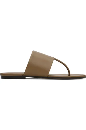The Row Tan Signum Sandals