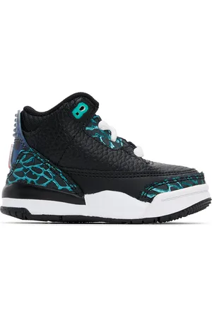 Nike Baby Black Jordan 3 Retro Sneakers