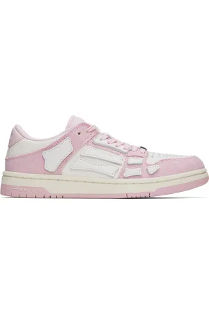 AMIRI & White Bandana Denim Skel Top Low Sneakers