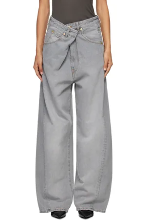 DARKPARK Gray Ines Fold Over Jeans