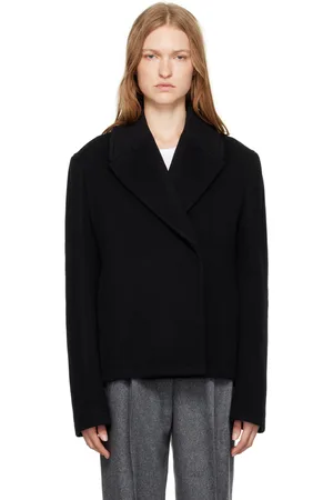 Totême Black Cropped Jacket