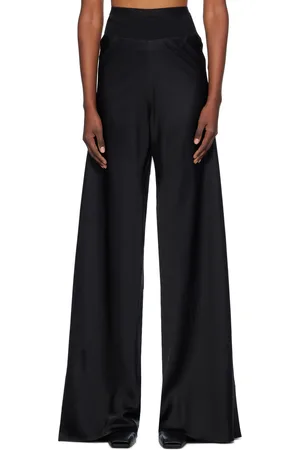 Rick Owens Black Porterville Jumbo Bias Lounge Pants