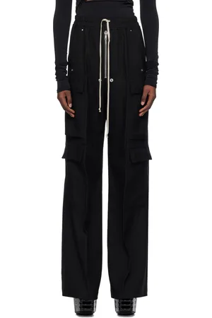 Rick Owens Black Porterville Cargobelas Lounge Pants