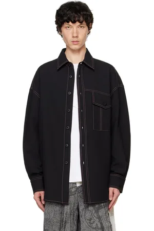 Feng Chen Wang Contrast Stitching Shirt