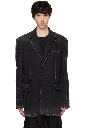 Feng Chen Wang Paneled Denim Blazer