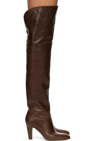 Chloé Brown Eve Thigh High Boots