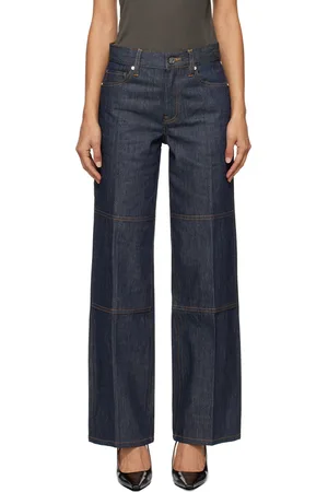 Helmut Lang Indigo Zip Carpenter Jeans