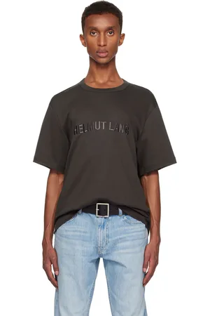 Helmut Lang Brown Logo T-shirt