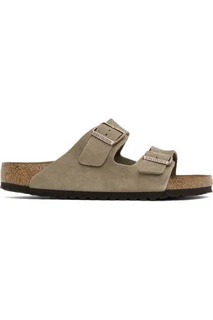 Birkenstock Taupe Regular Arizona Soft Footbed Sandals