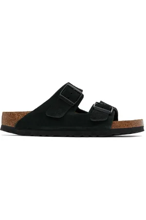 Birkenstock Black Regular Arizona Soft Footbed Sandals