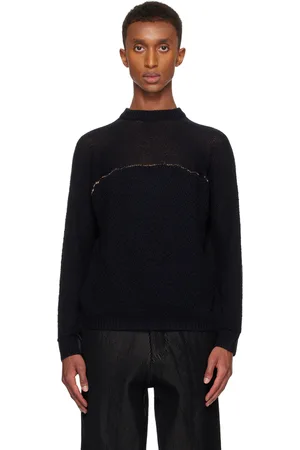 Isa Boulder SSENSE Exclusive Black Boat Float Sweater