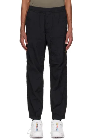 Stone Island Black Nylon Metal Sweatpants