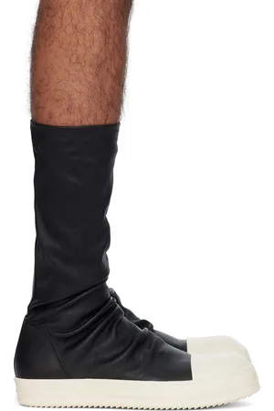 Rick Owens Black Portervile Sock Sneakers