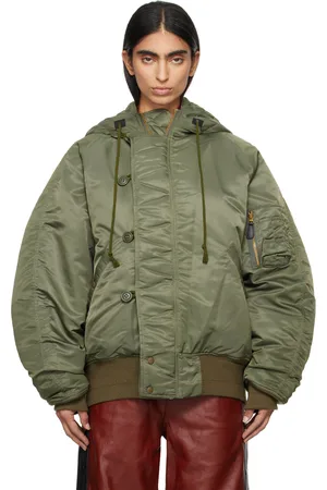 DOUBLET Petal Mouth Hood Bomber Jacket