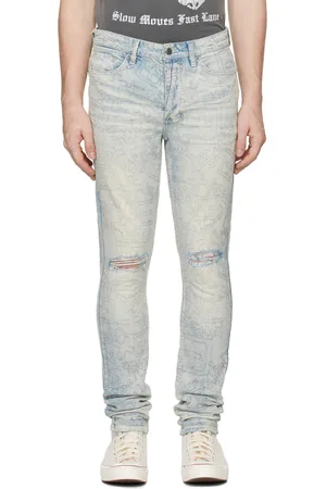KSUBI Blue Van Winkle Stencil Legacy Jeans